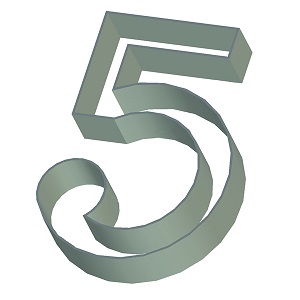 Кондитерская форма Пятерка